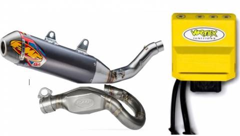 CRF450L/RL'19-25 FMF Q4 EXHAUST & VORTEX ECU COMBO